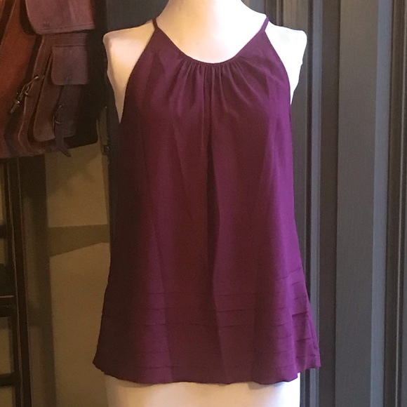 LOFT Tops - Ann Taylor Loft Purple Top Blouse